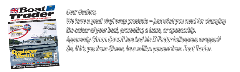 Boat and yacht wrapping magazine